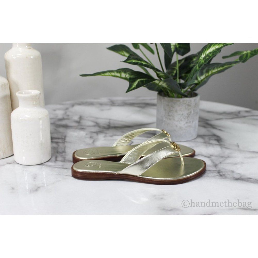 Tory Burch Gold Sandals - Picture 3 of 10